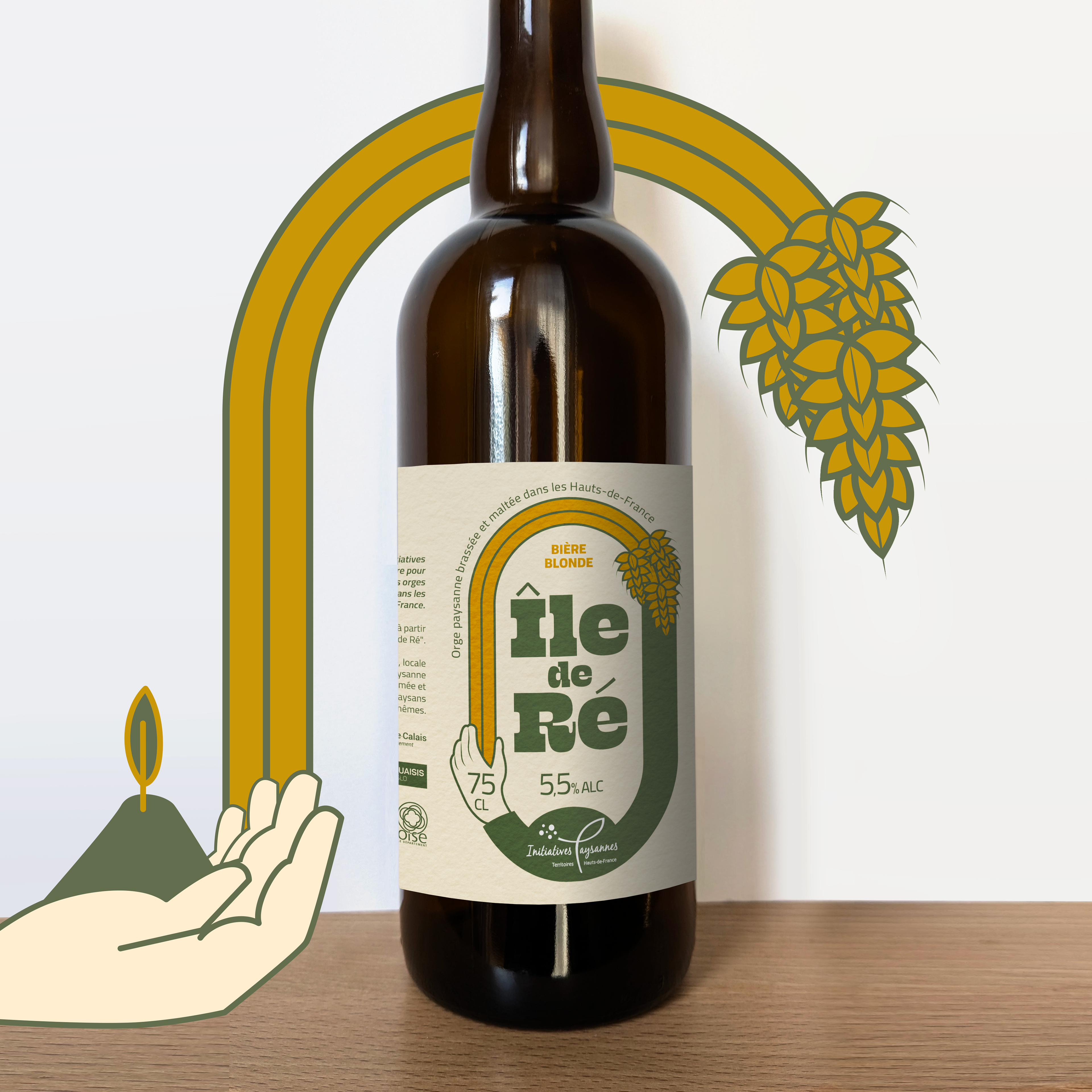 Bière à base d'orge paysanne Île de Ré