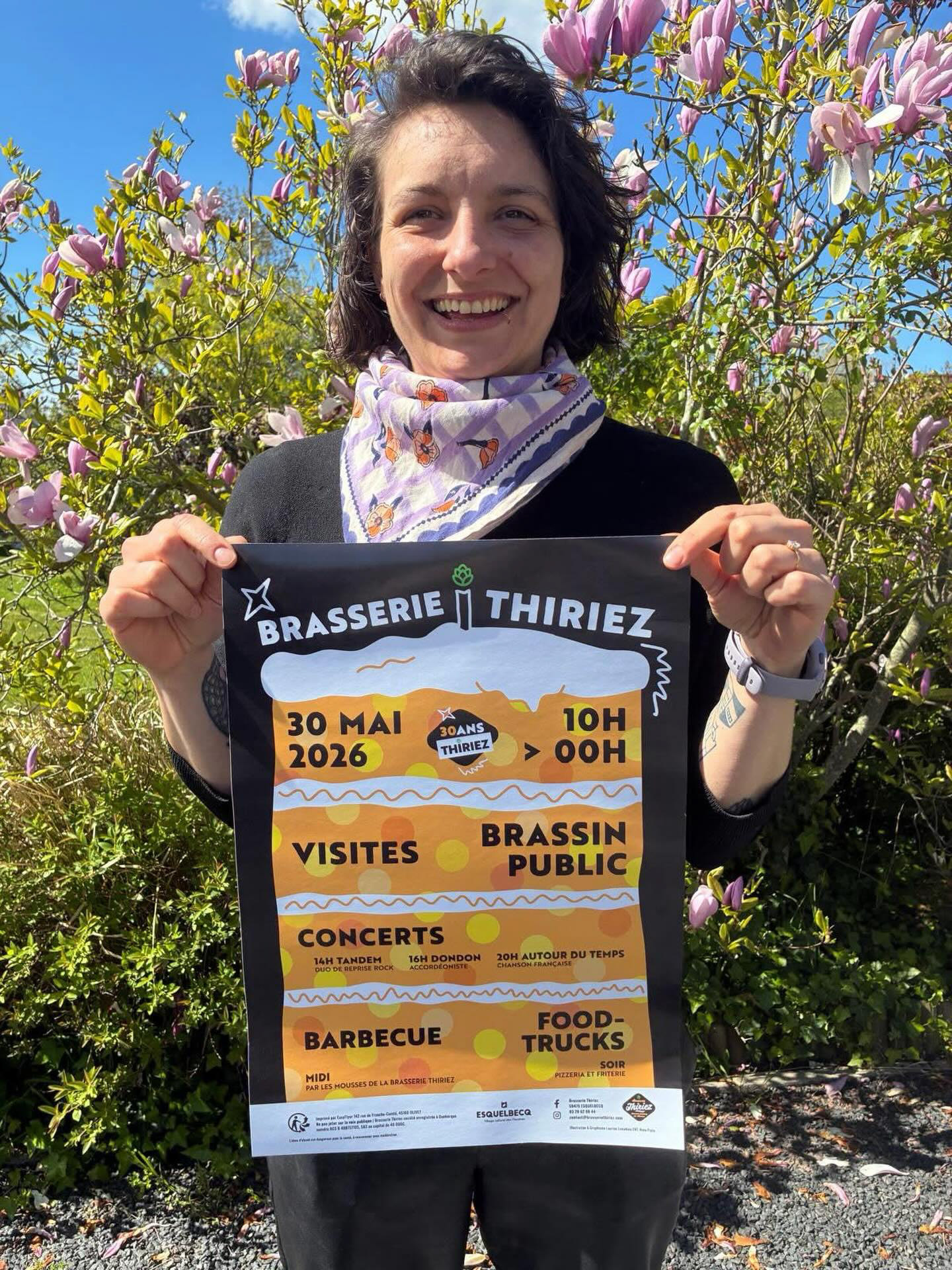 Porte-affiche heureux !