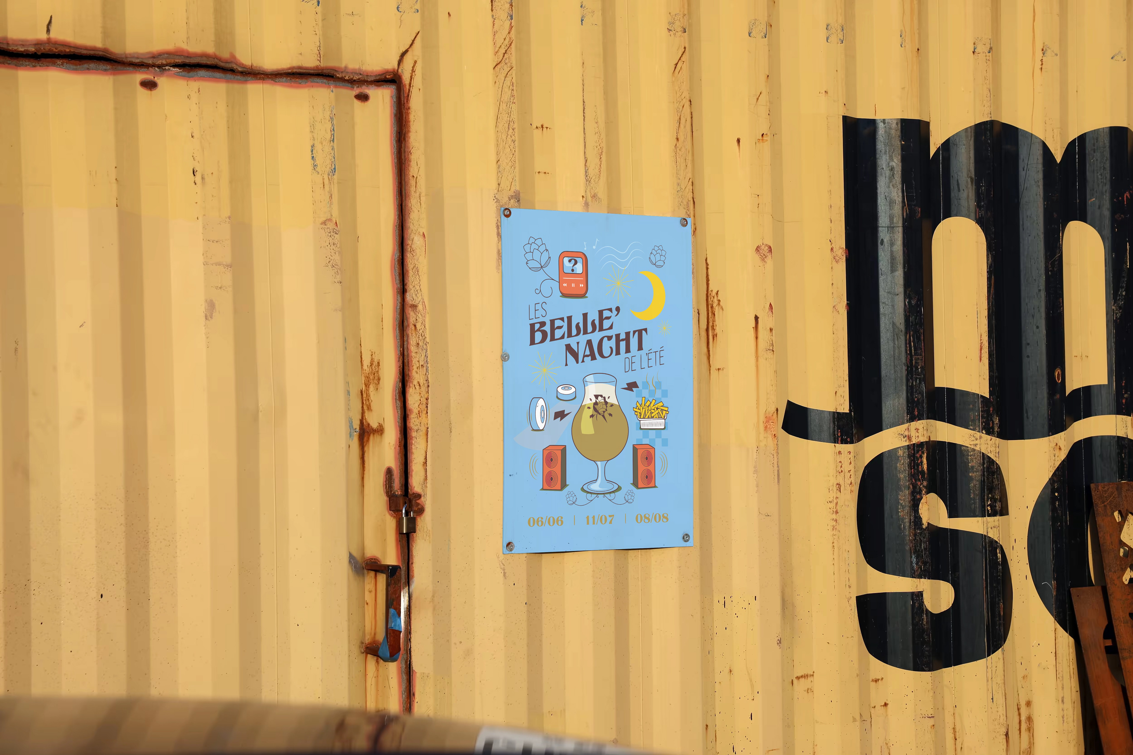 Affichage extérieur sur place - fictif