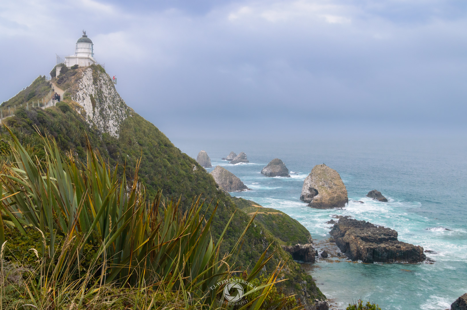 Moody Seascape, Nugget Point Lighthouse - South Island, New Zealand