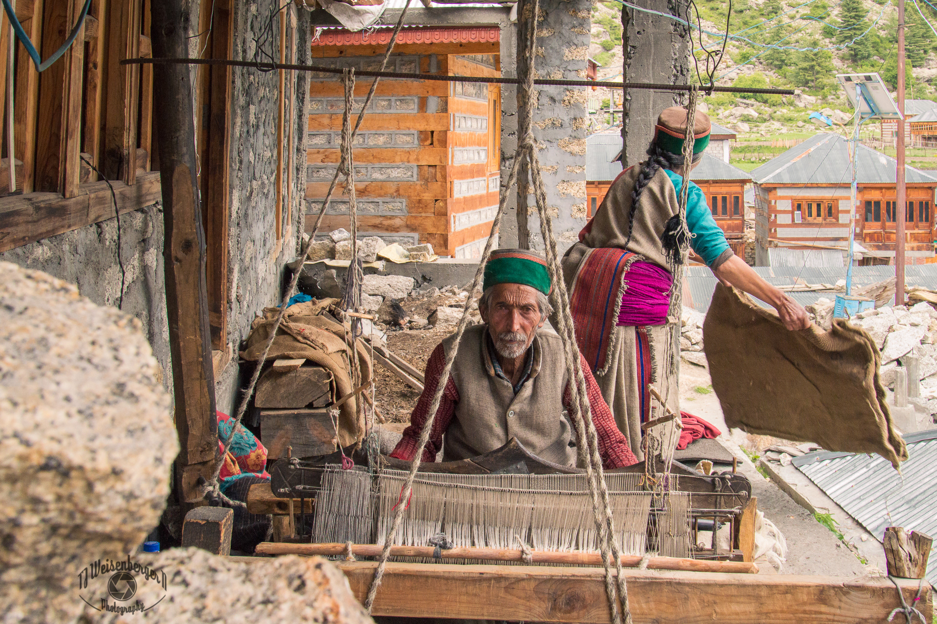Himalayan Rug Maker - Chitkul Sangla, Spiti Valley, India