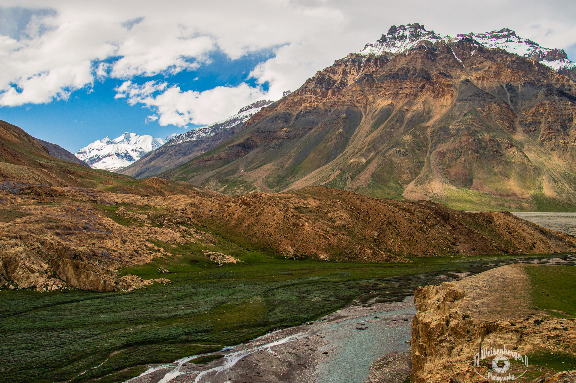 Himalayan Valley to Peaks - Near Kaza, Spiti Valley, Himachal Pradesh, India