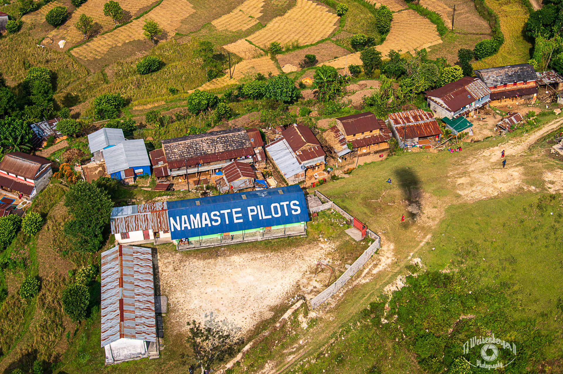 Namaste Pilots, Shree Harisiddhi Primary School, Paragliding - Armala, Kaski, Pokhara, Nepal