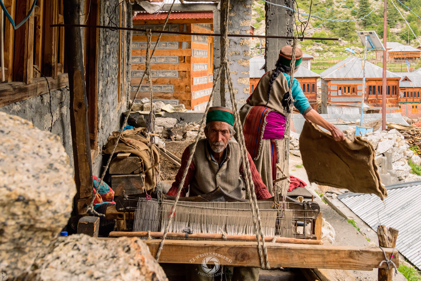 Himalayan Rug Maker - Chitkul Sangla, Spiti Valley, India