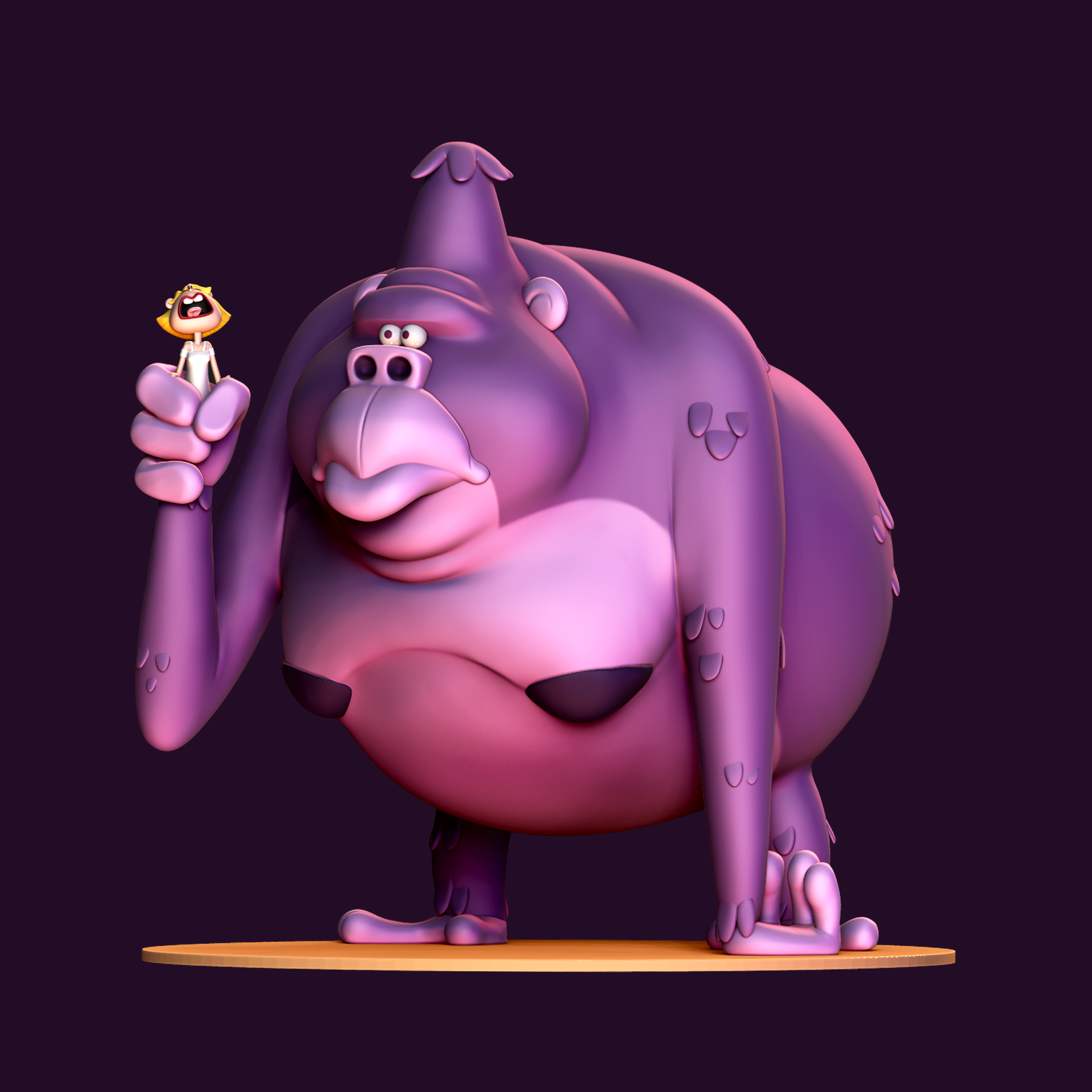 Based on a 2D concept by Dom Scruffy Murphy