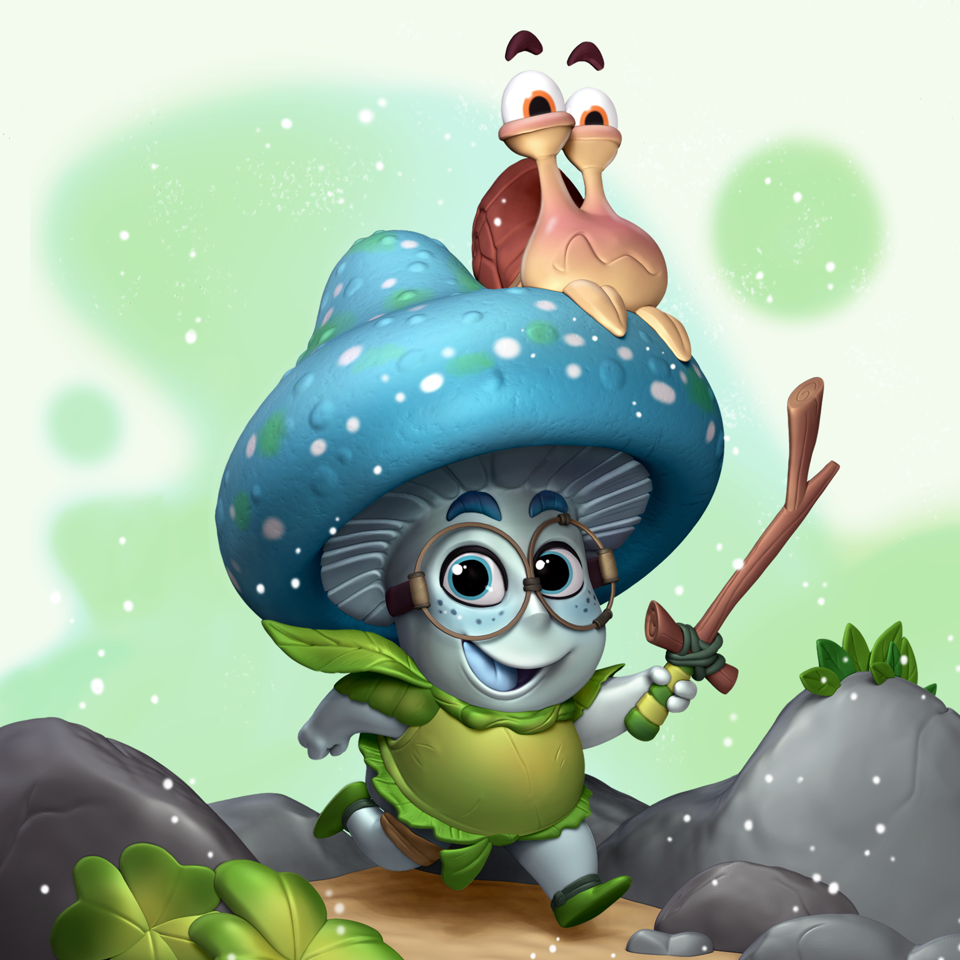 Based on a 2D concept by Sergey Klychuchinkov