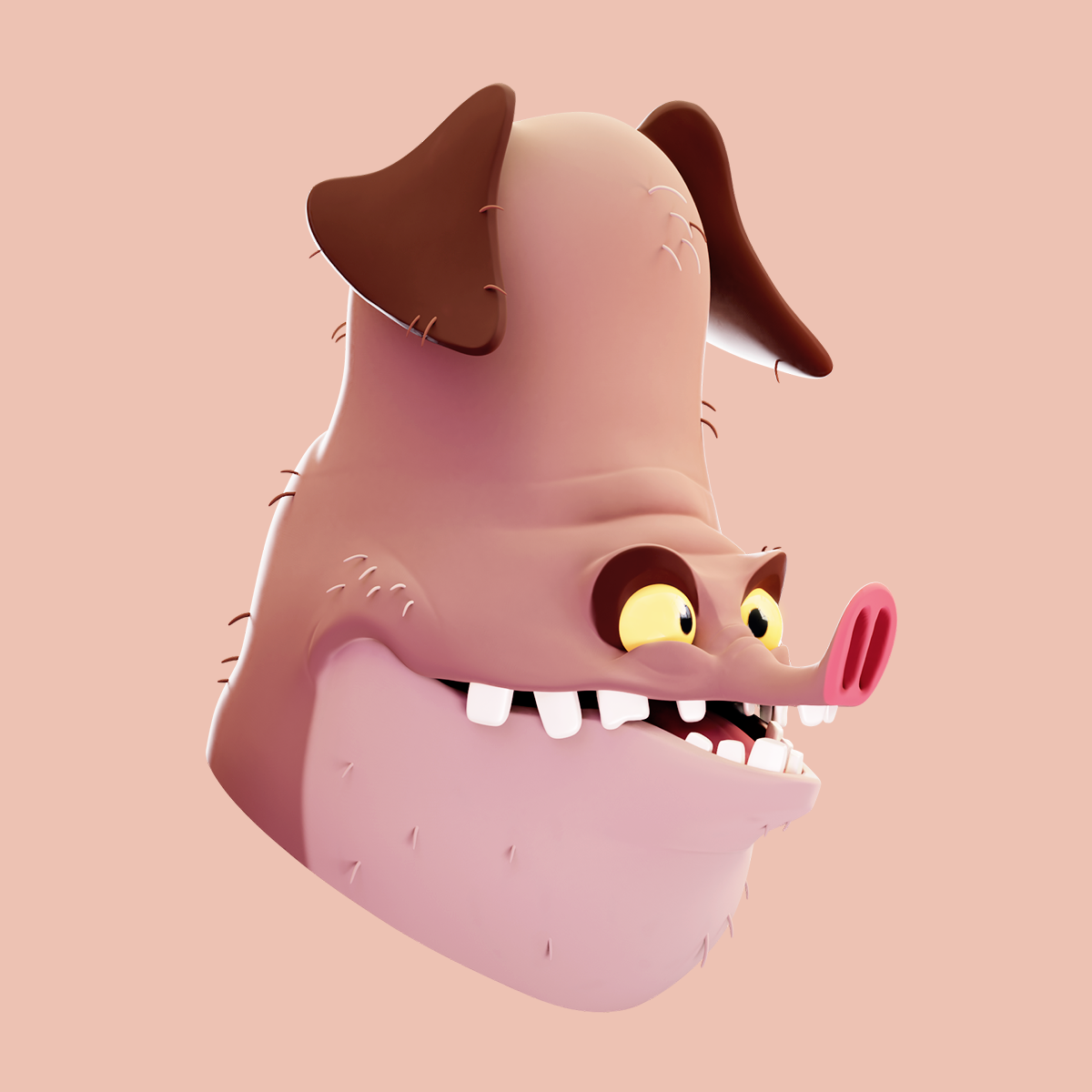 Based on a 2D concept by Aleksandr Kayda