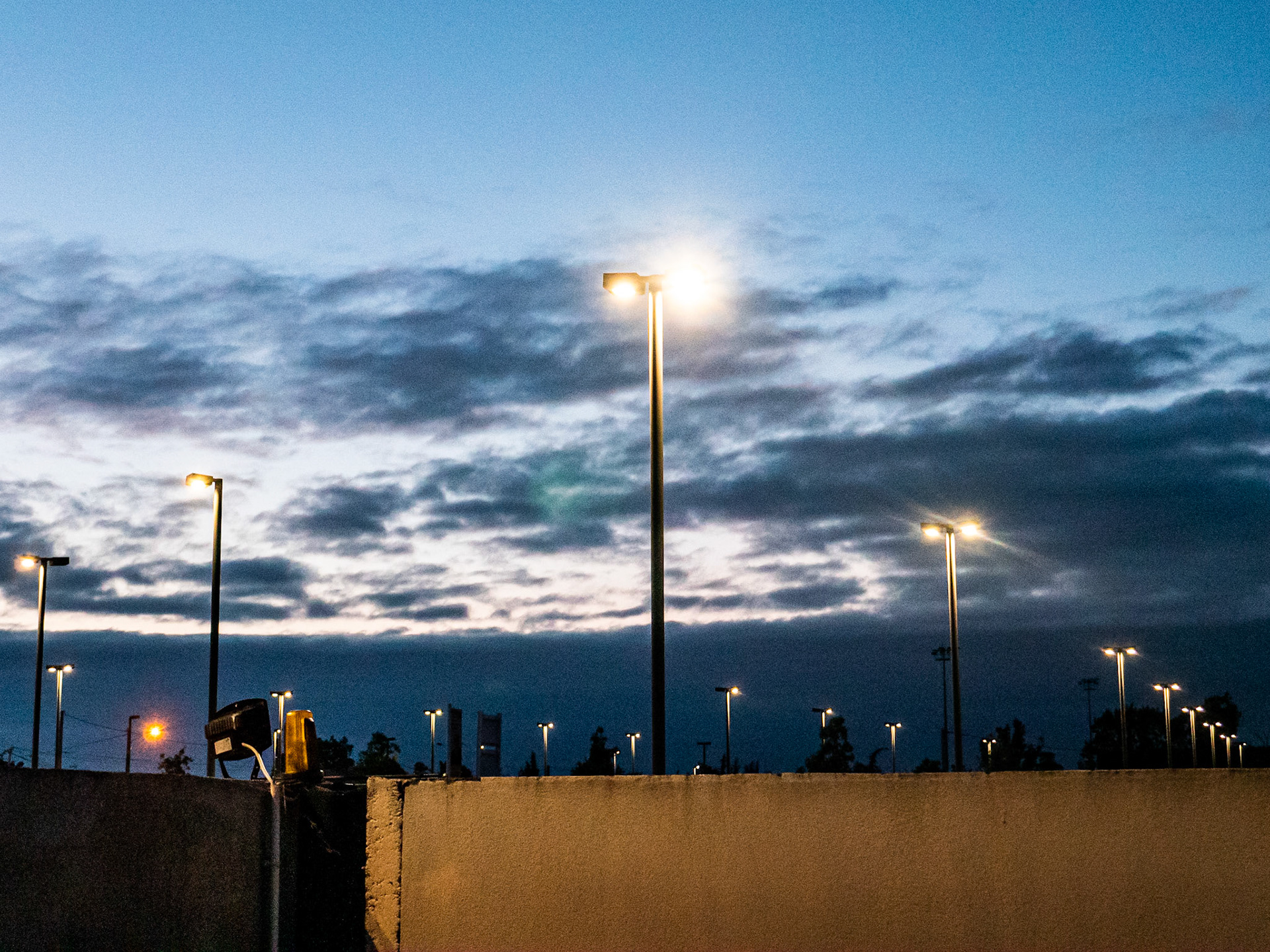 Parking du collège, Labarthe-sur-Lèze, juin 2020