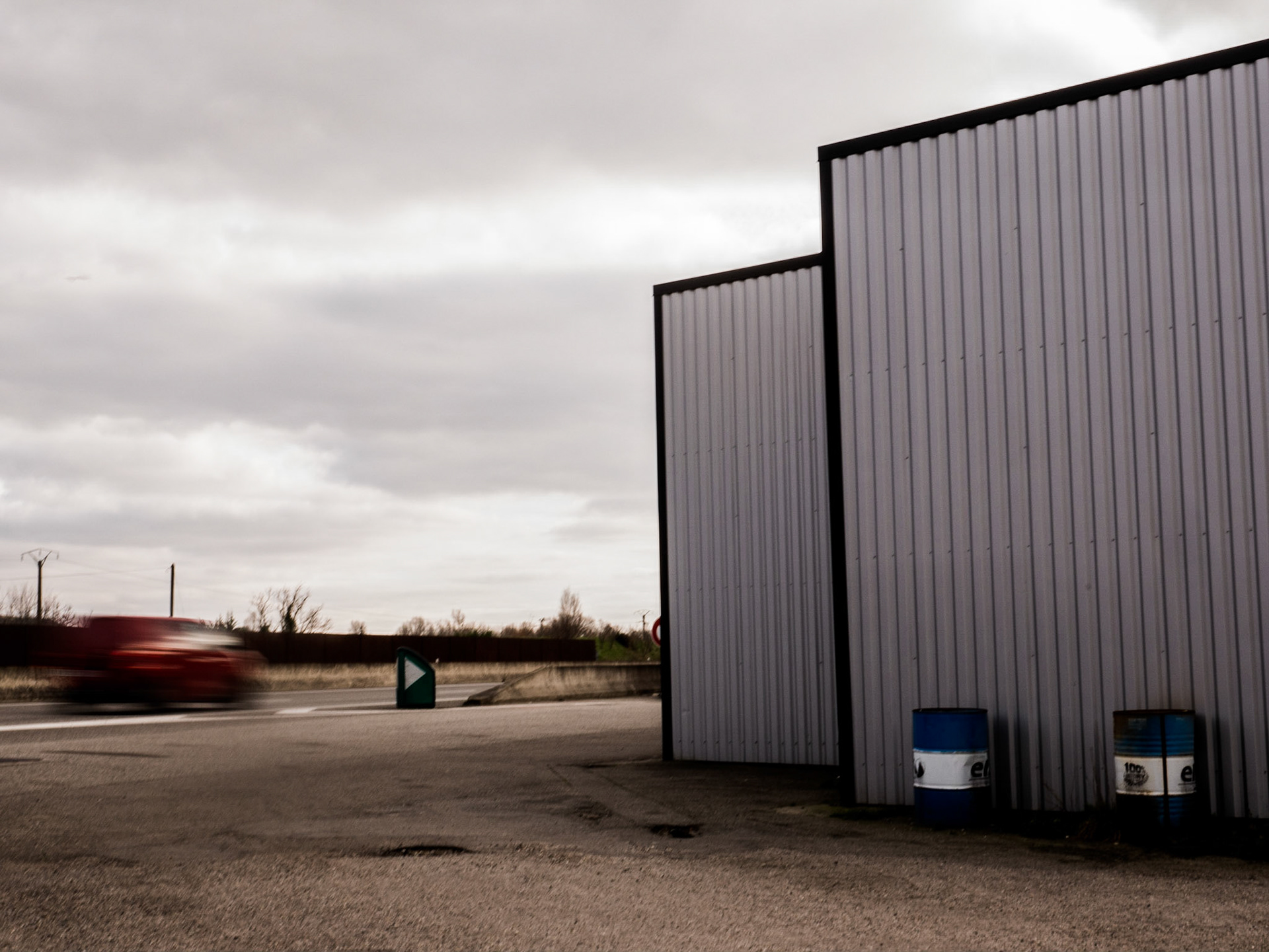 Bord de la RN20, Labarthe-sur-Lèze, janvier 2020