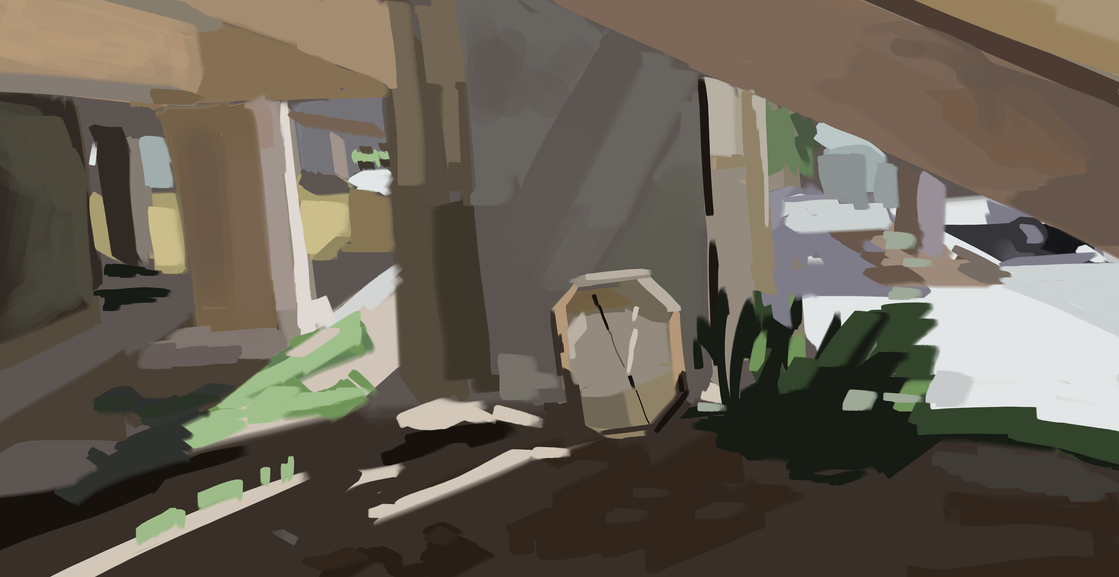 The Mirror Under the Dining Commons