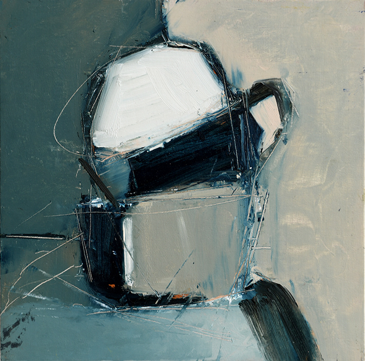 Grandma Betty's tea set 2022 | oil on panel 20x20 cm