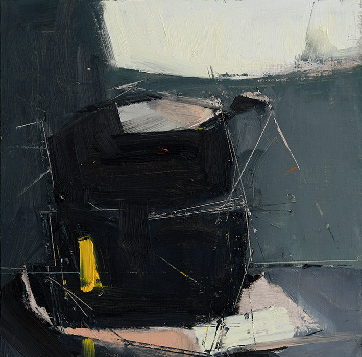 Grandma Betty's tea set 2022 | oil on panel 20x20 cm