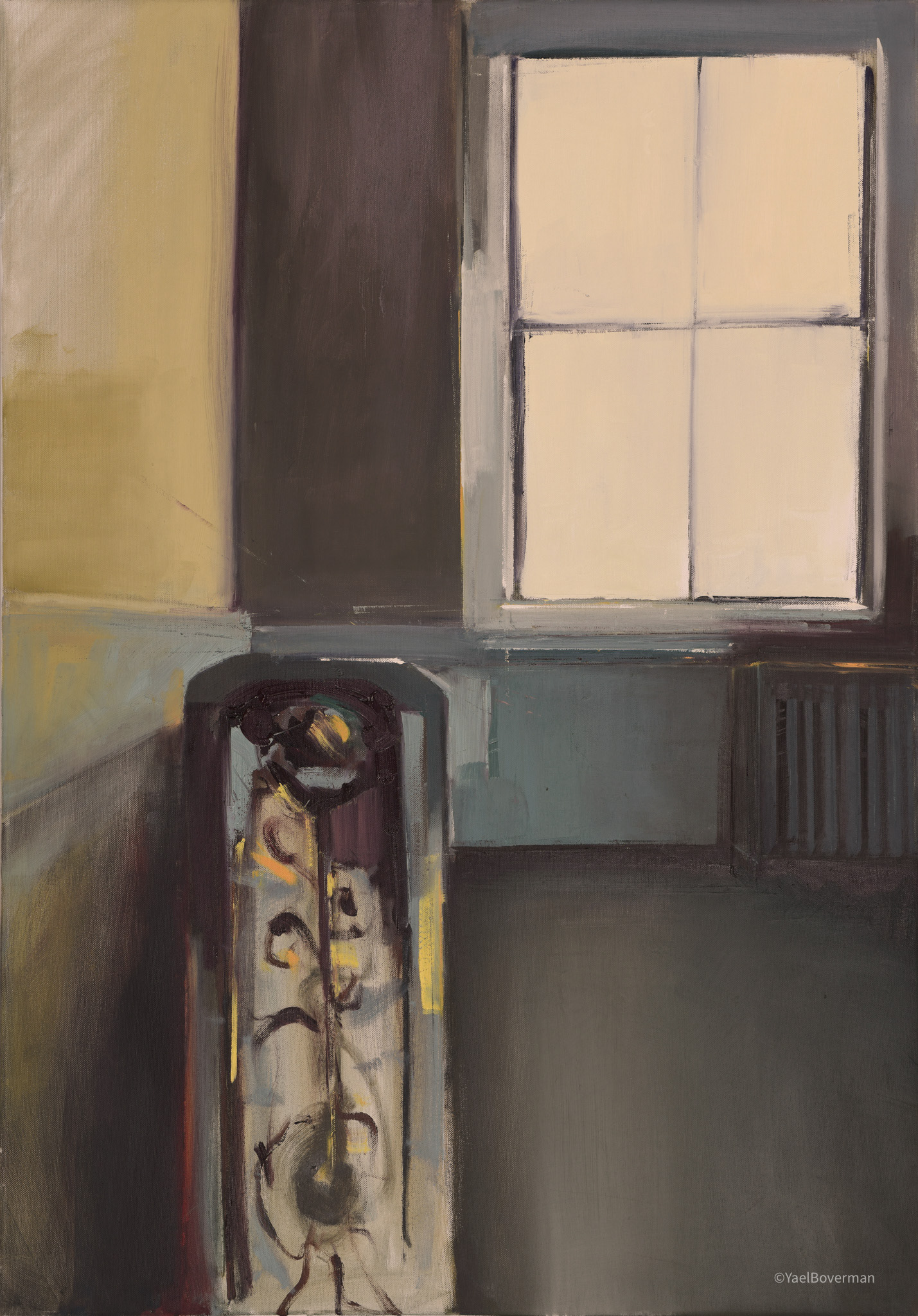 Heater, 2022. Oil on canvas 100x70cm