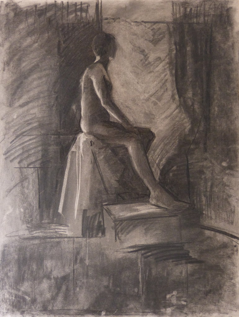 Anticipation. Charcoal. 2013