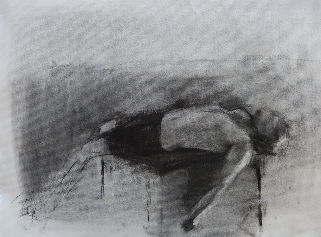 Knock out. Charcoal. 2012