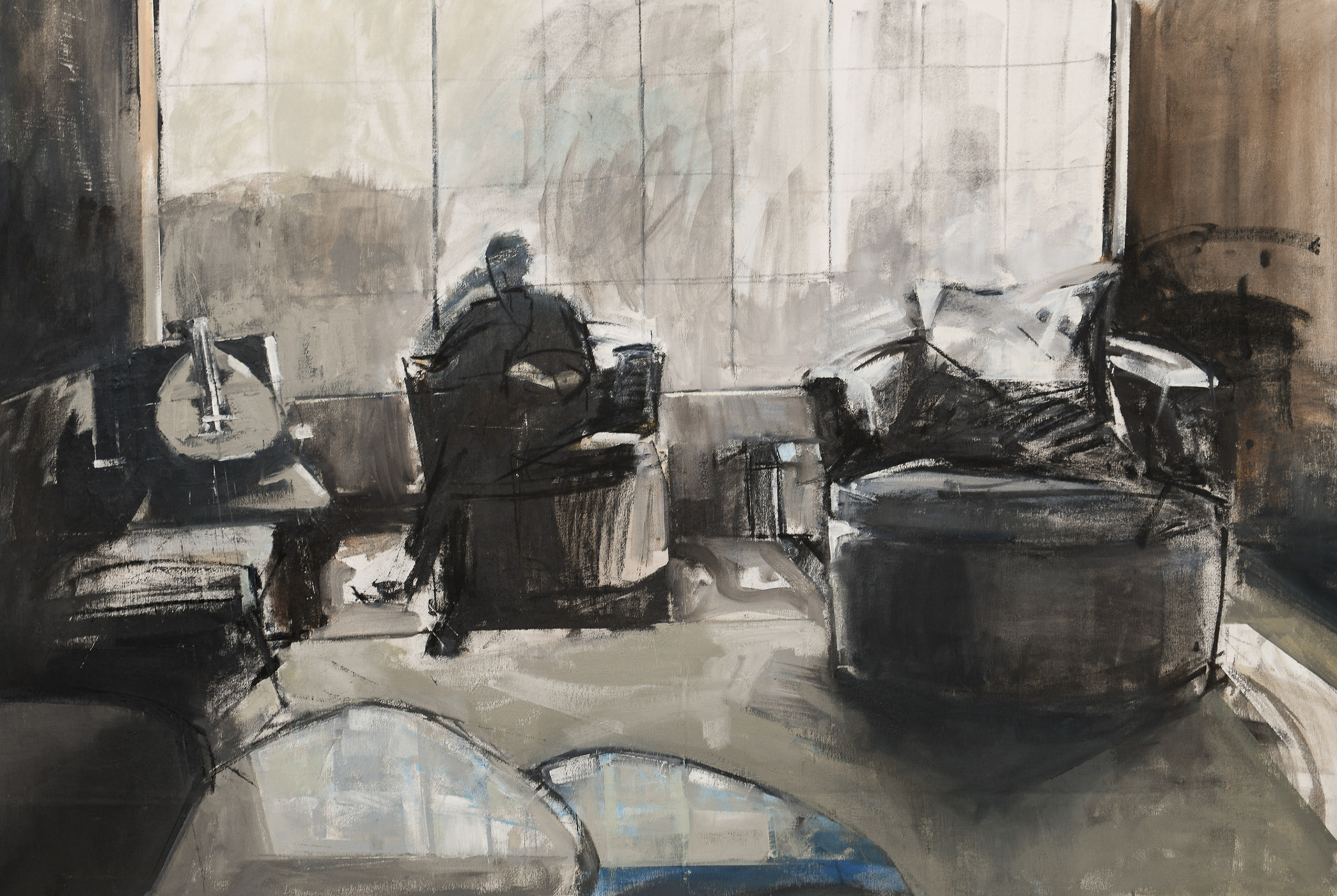 The Philosopher II, 2022. Oil on canvas 93x137 cm