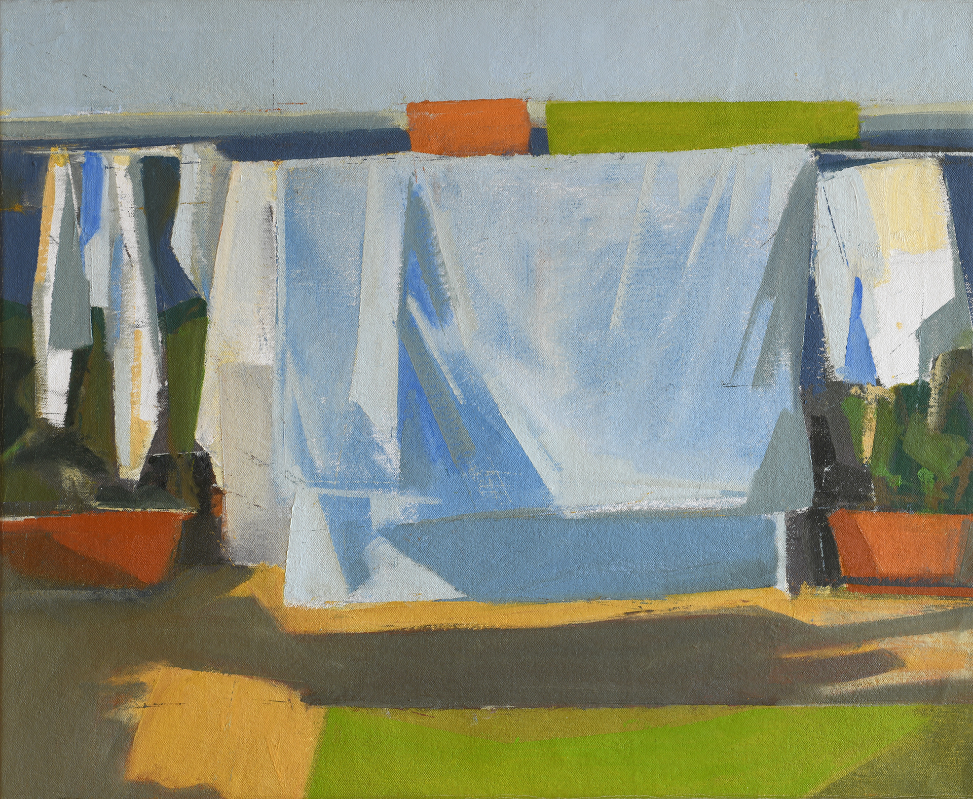 Laundry, 2020. Oil on canvas, 68x80 cm (PRIVATE COLLECTION)
