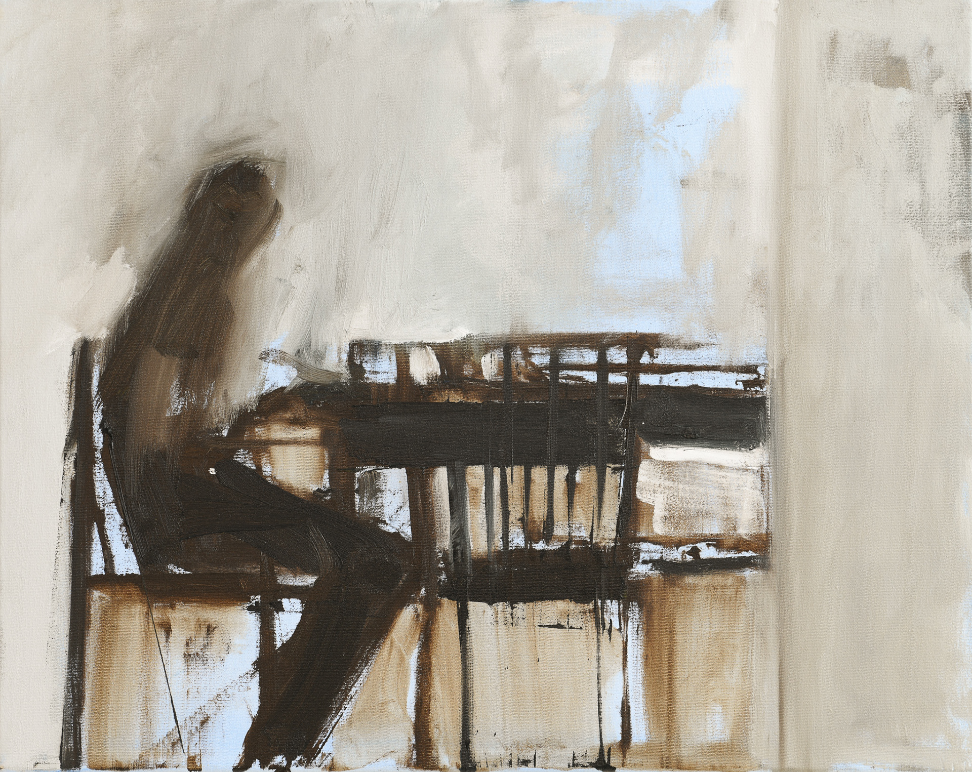 Philosopher, 2022. Oil on canvas 40x50cm