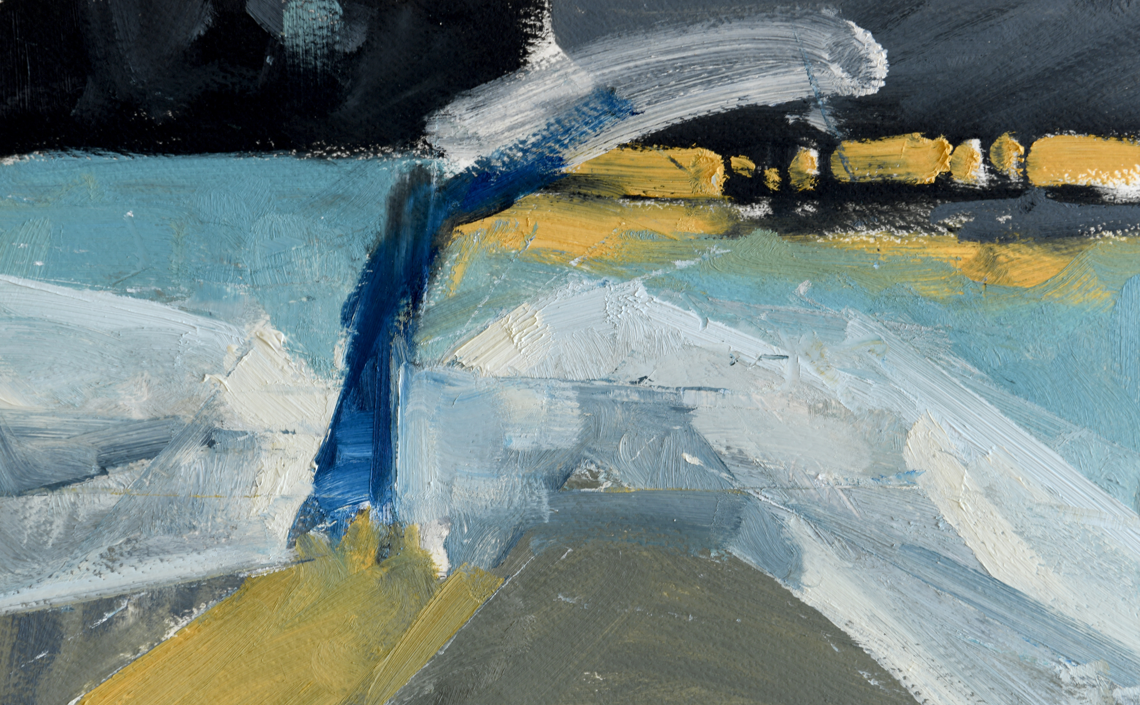 After Almodóvar, 2020. Oil on paper, 21x30 cm