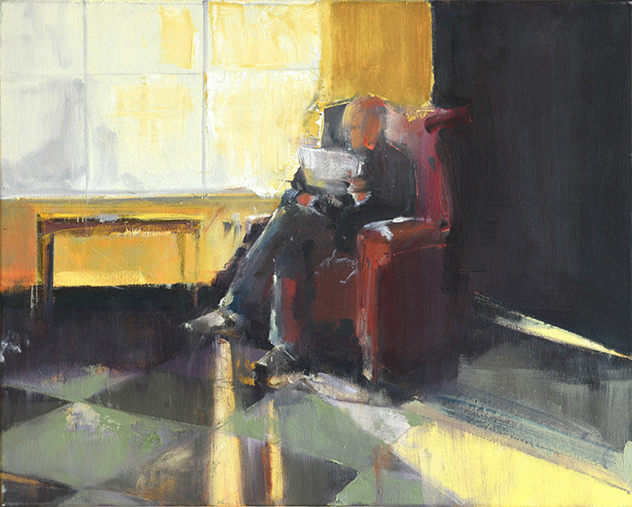 The philosopher, 2018. Oil on canvas 40x50 cm (PRIVATE COLLECTION)