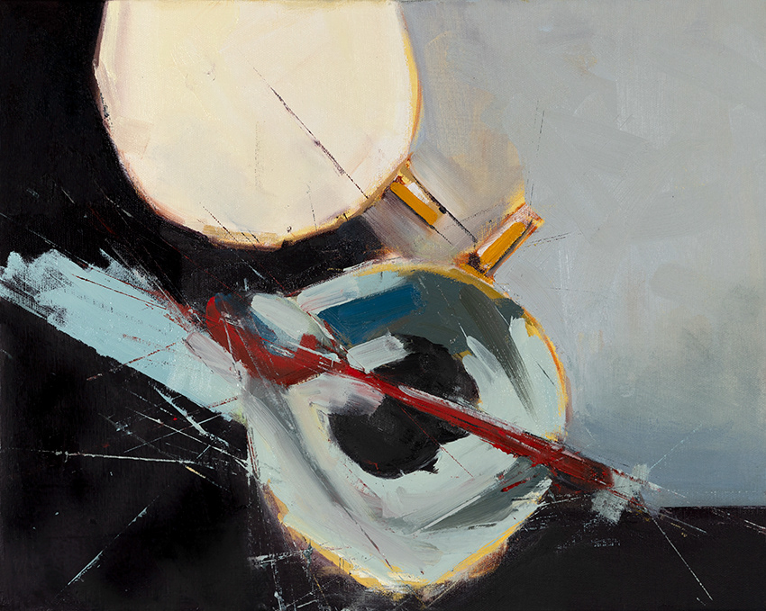 Grandma Betty's tea set 2024 | oil on canvas 40x50 cm