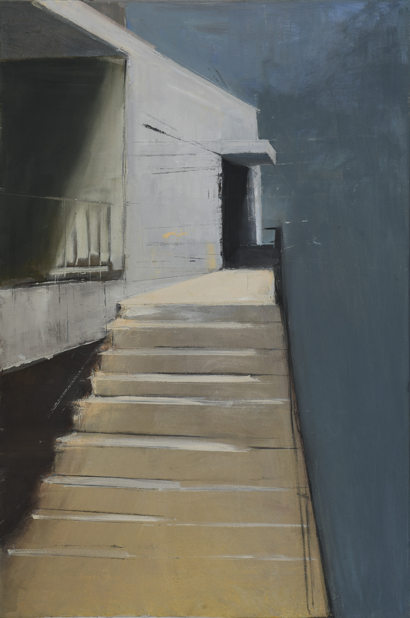 Stairs, 2023. Oil on canvas, 120x80 cm