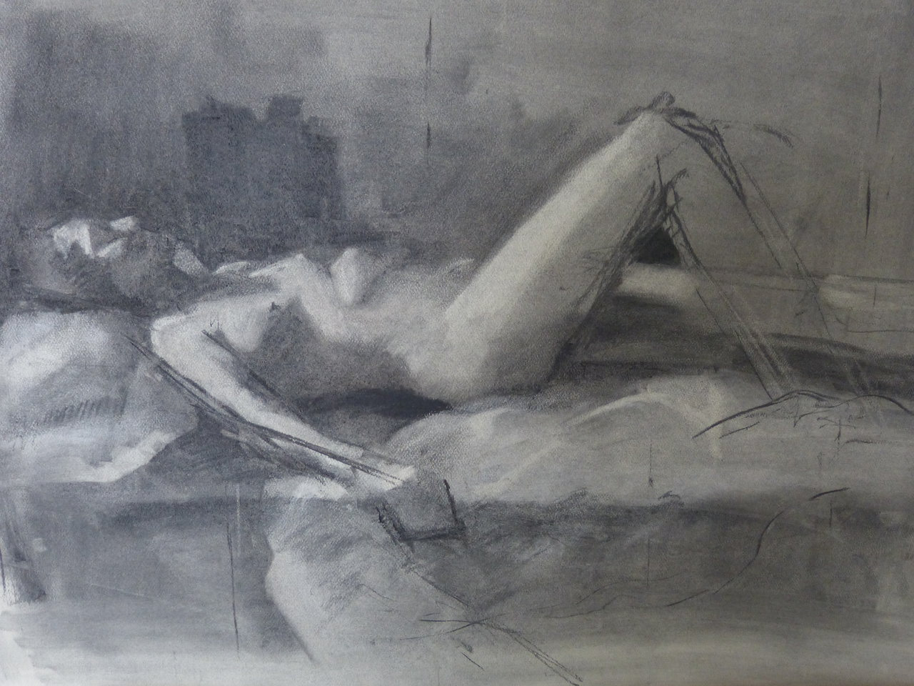 Siesta. Charcoal. 2013