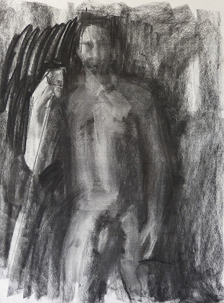 Moshe with large stick. 2014