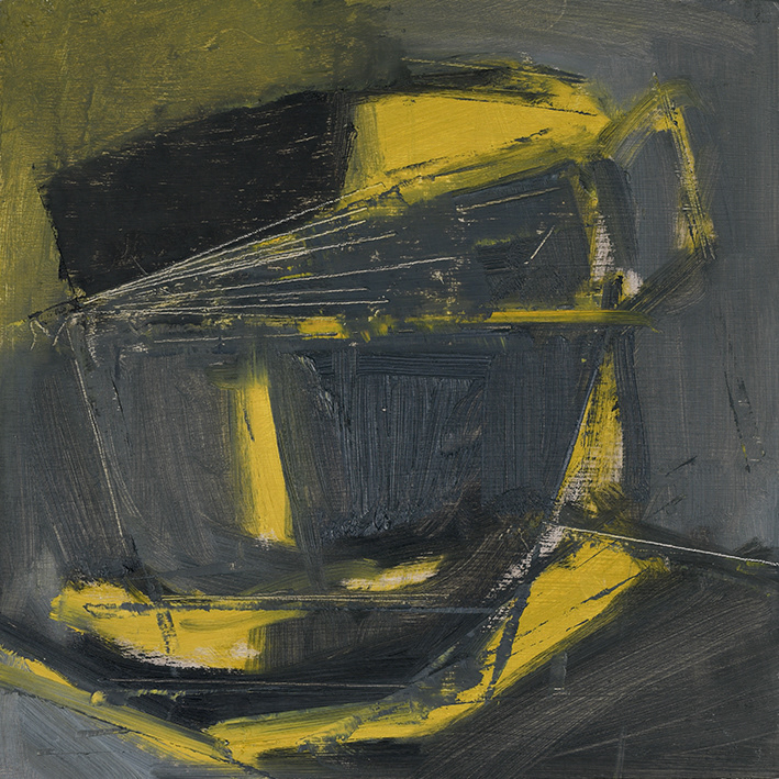 Grandma Betty's tea set 2022 | oil on panel 20x20 cm