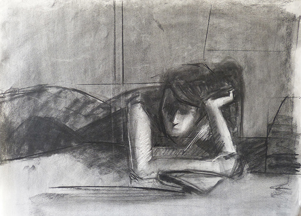 Aya. Charcoal. 2014