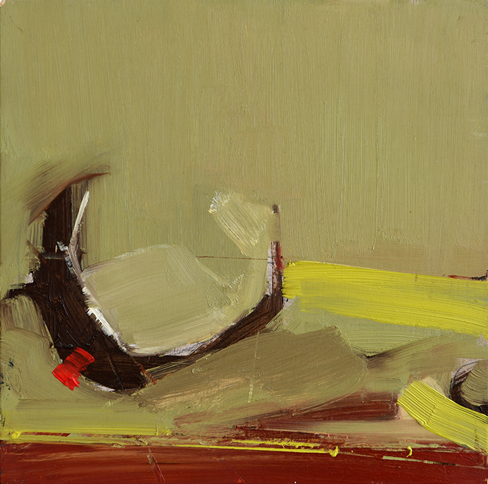 Grandma Betty's tea set 2022 | oil on panel 20x20 cm