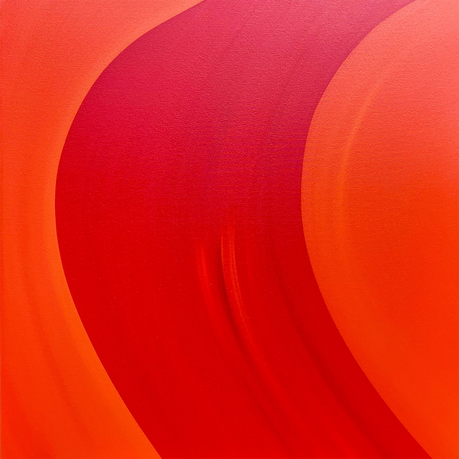 "When Are You Coming Home" - 36" x 36", SOLD, Oil on Canvas