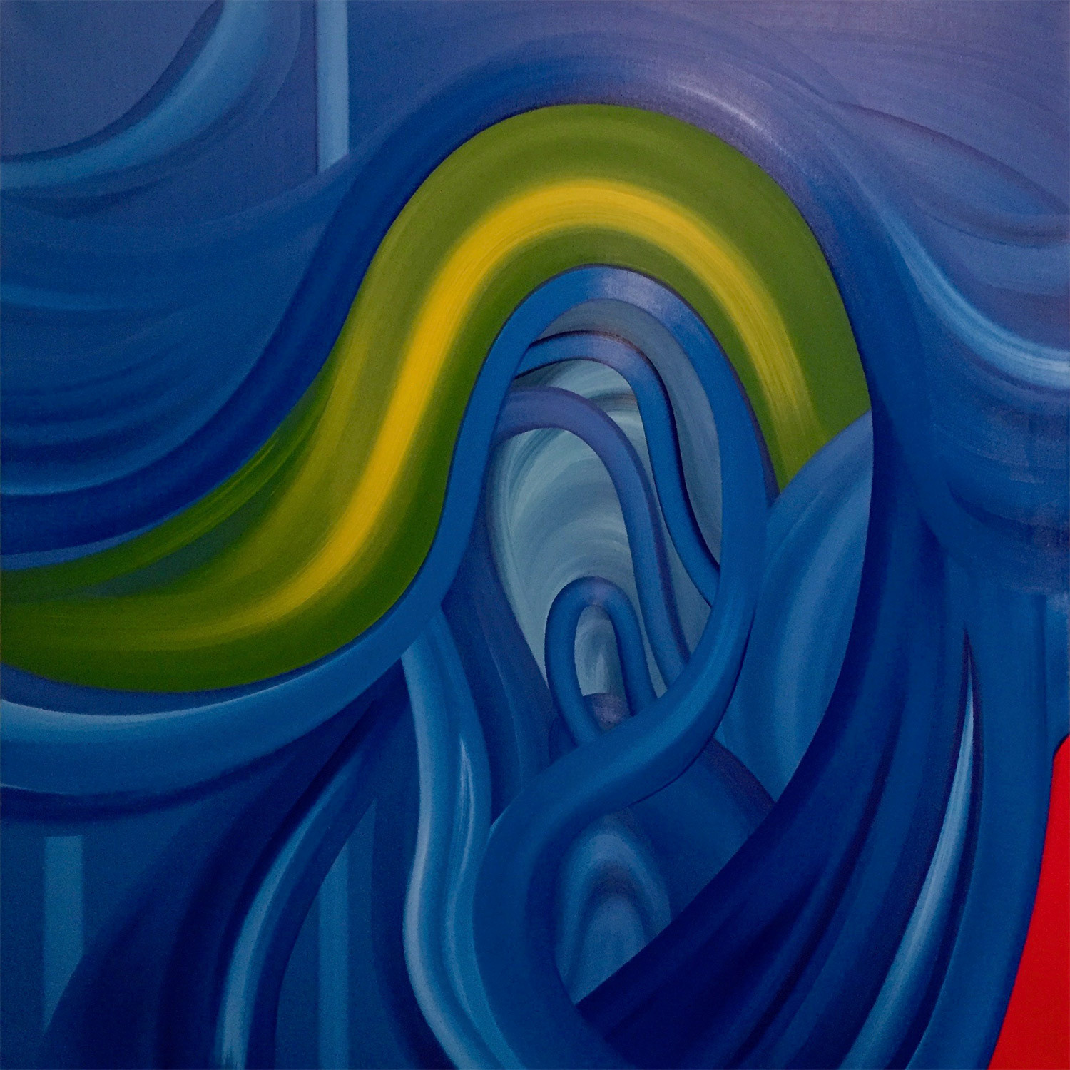 "Joy Is In The Journey" - 36" x 36", SOLD, Oil on Canvas