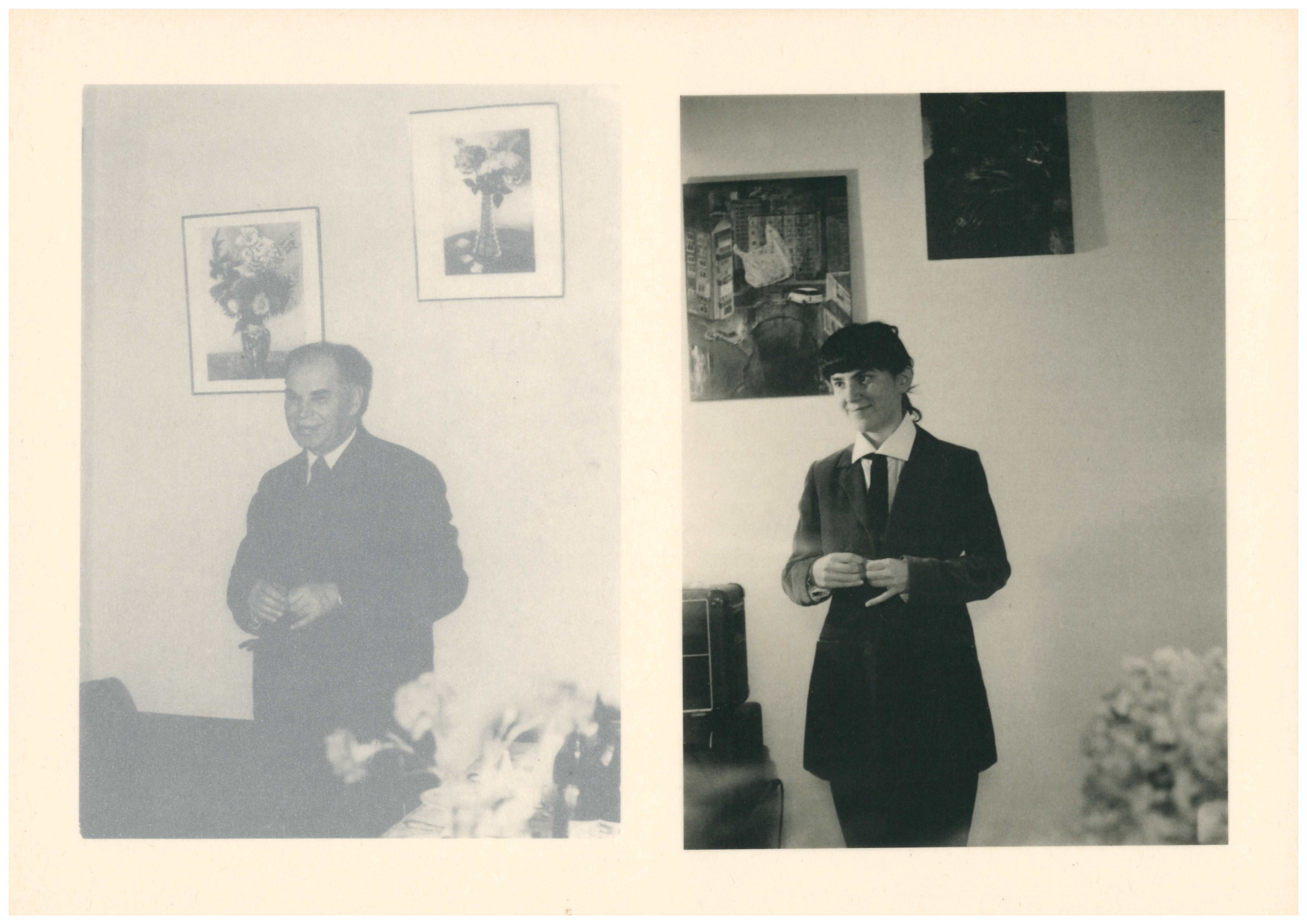 Anna-Zoryana Bodnaruk/ grandfather Andriy Bodnyk