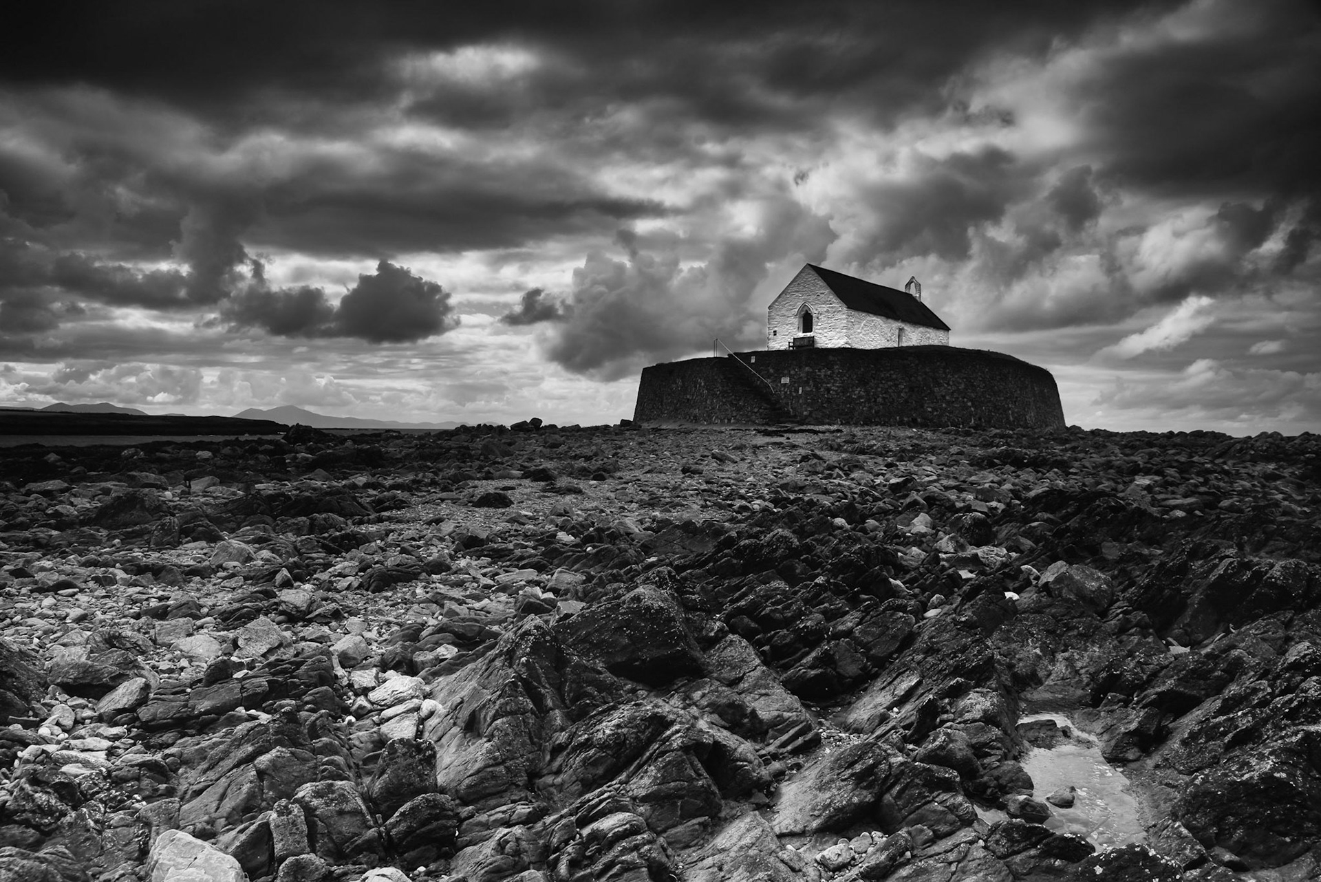 St Cwyfan's 'Church in the Sea'