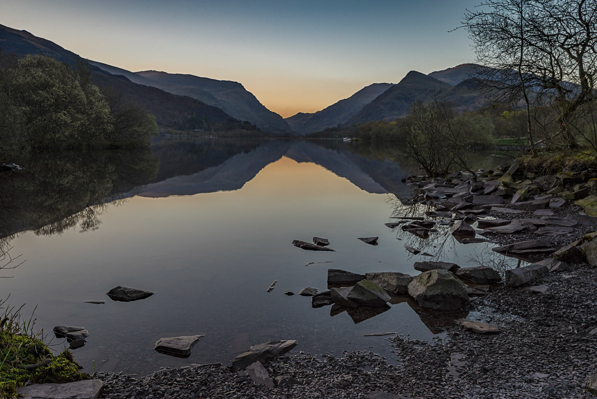 Llyn Padarn at Sunrise