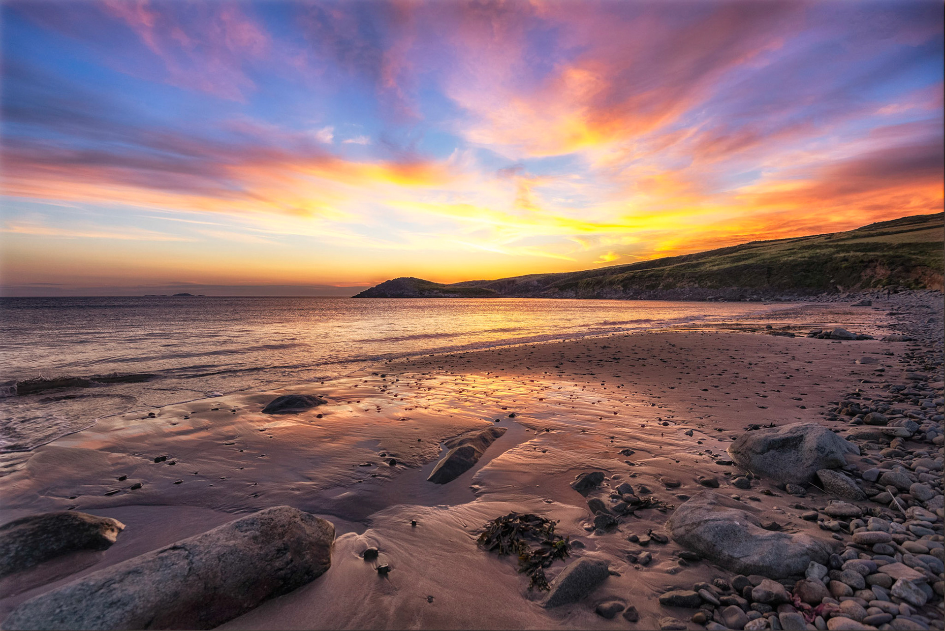 Colourful Sunset - Whitesands Bay