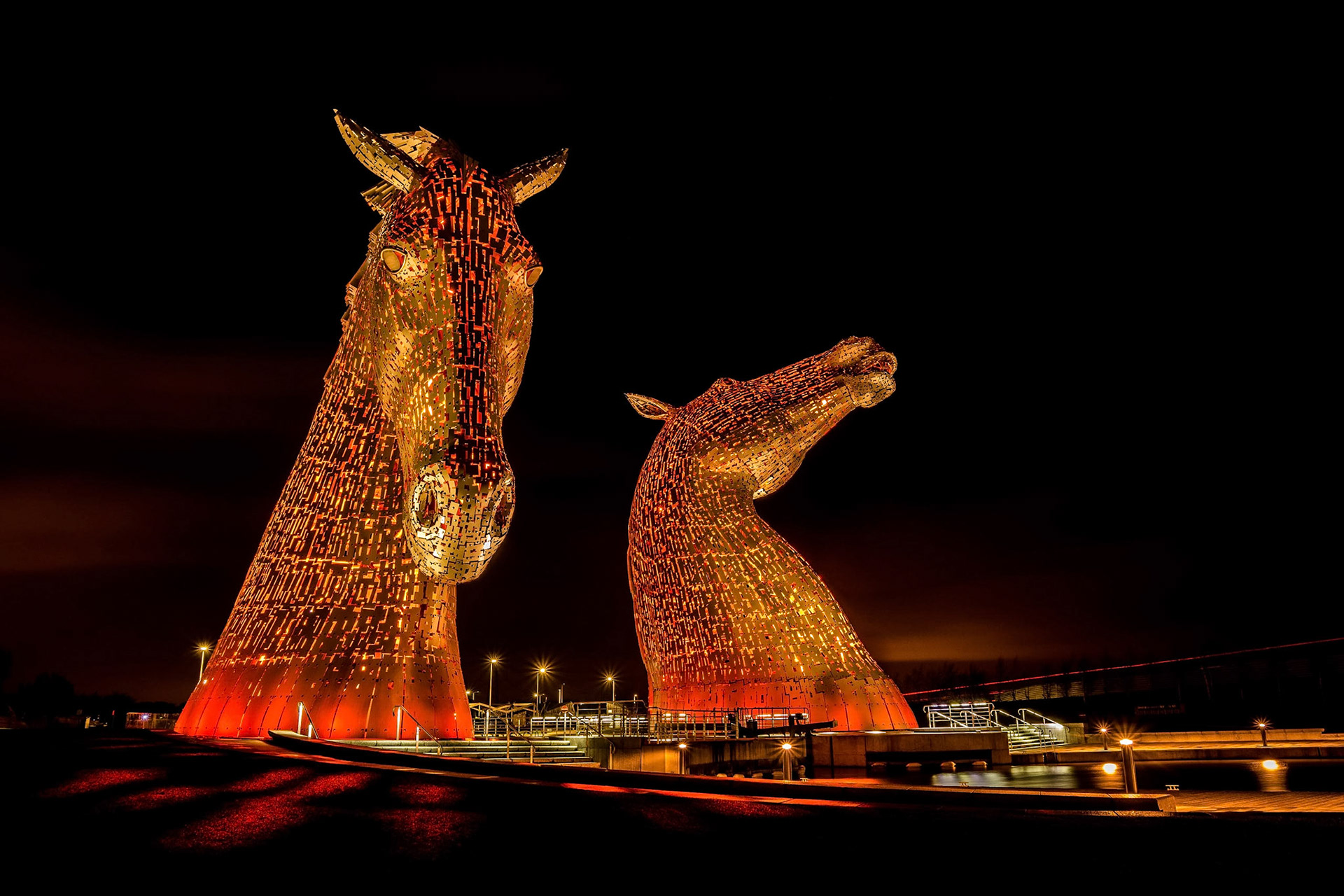 The Falkirk Kelpies