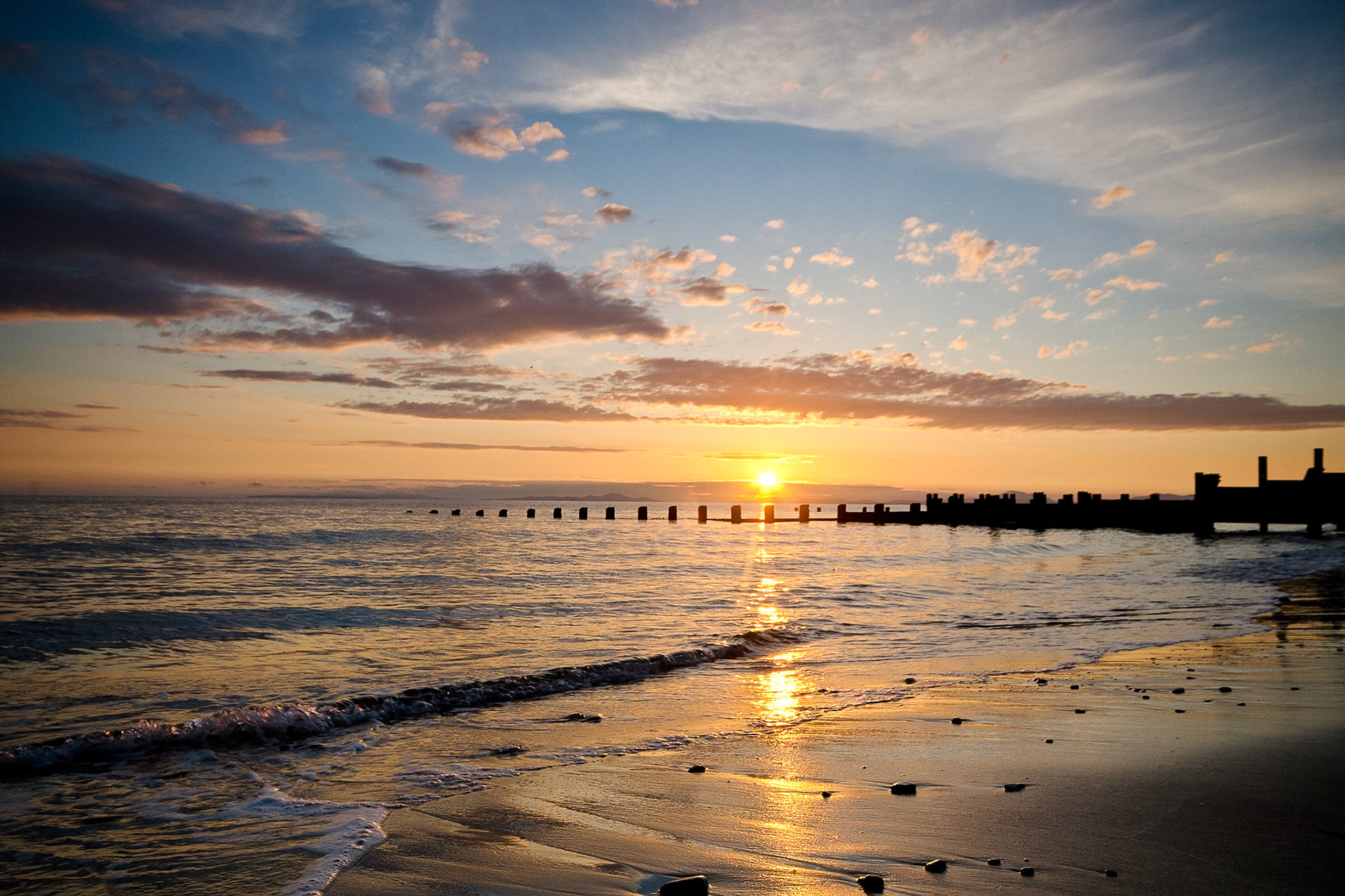 Barmouth Beach Sunset
