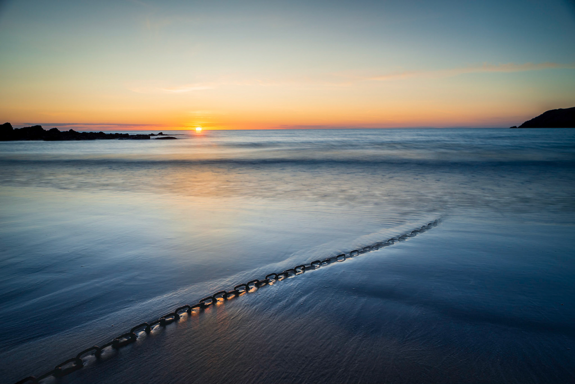 The sea Chain at Porth Swtan