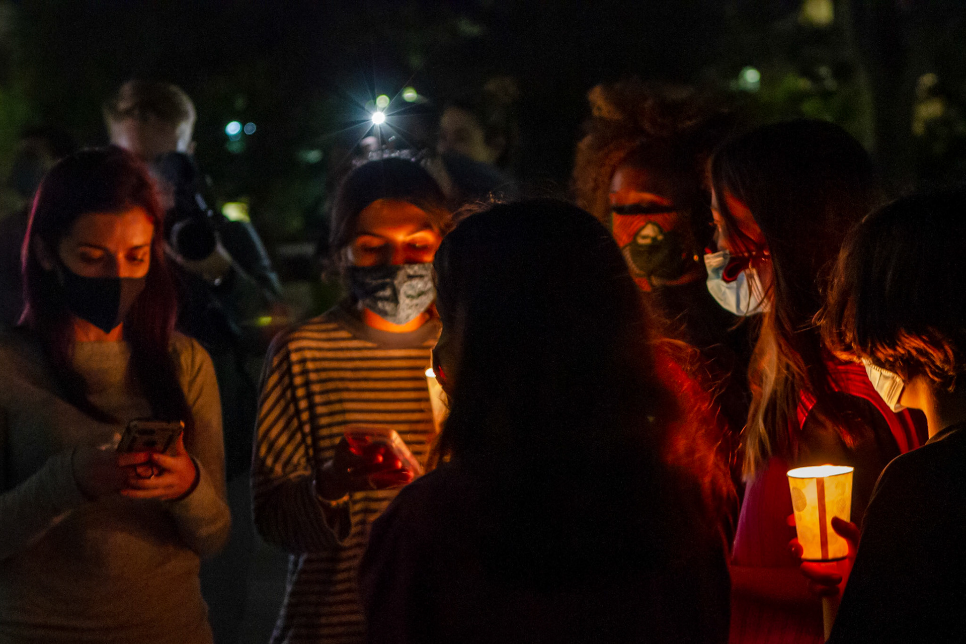 Tributes to Justice Ruth Bader Ginsburg on the steps of the Supreme Court