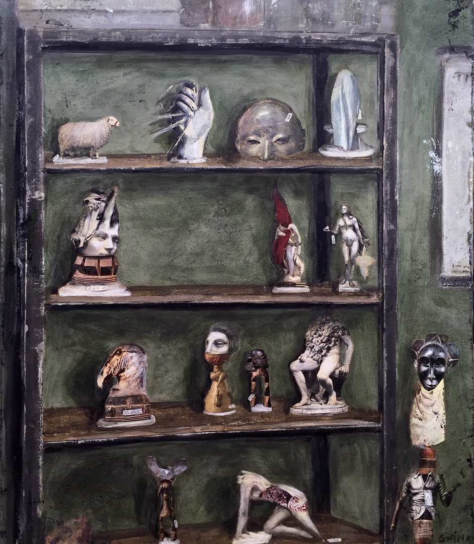 private collection, 80x100, Acryl, Papier auf Leinwand, 1800,–