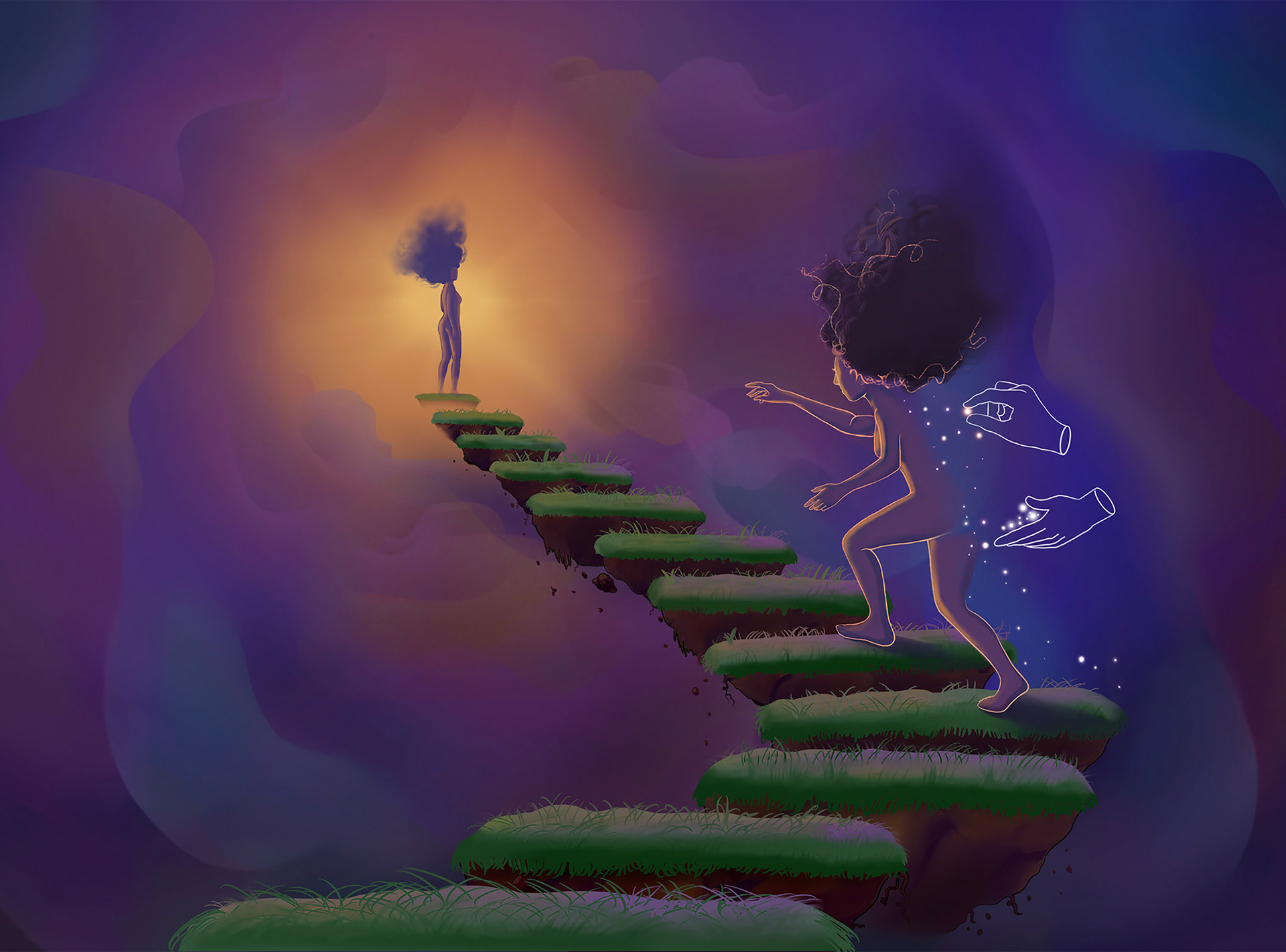 Ascension, Digital Illustration