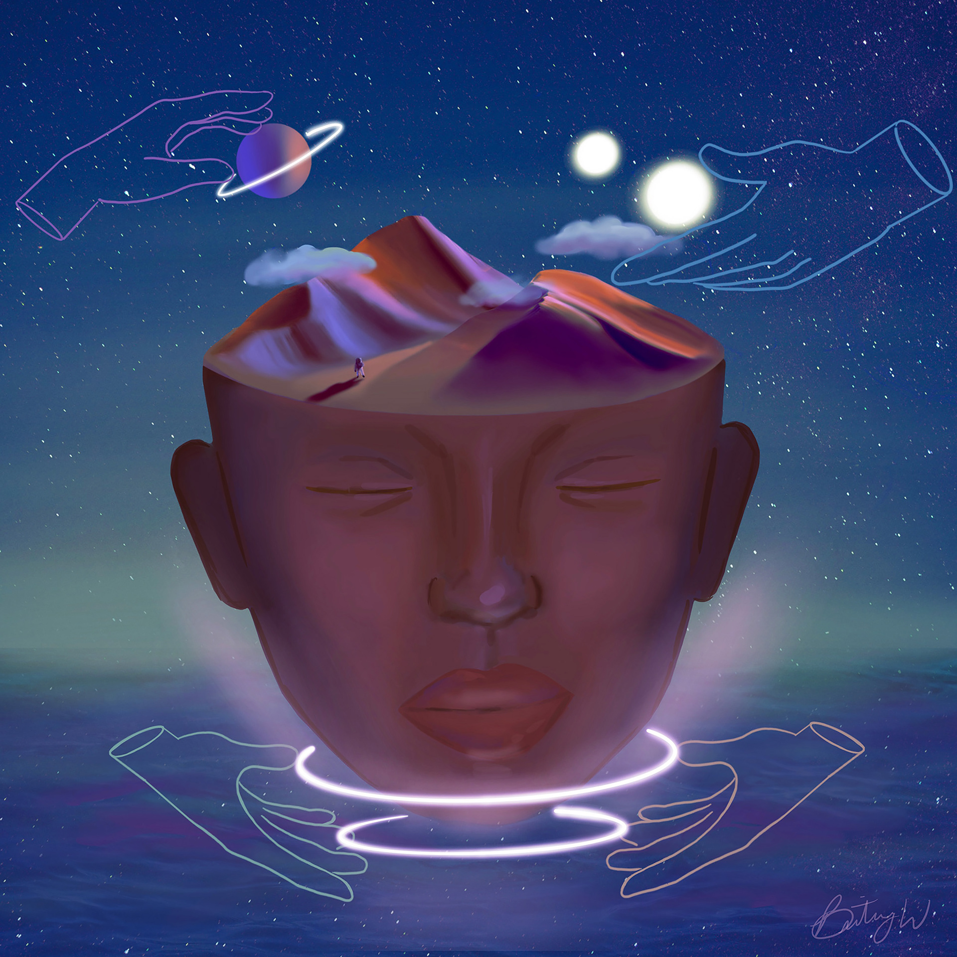 Building Universe 369, Digital Illustration