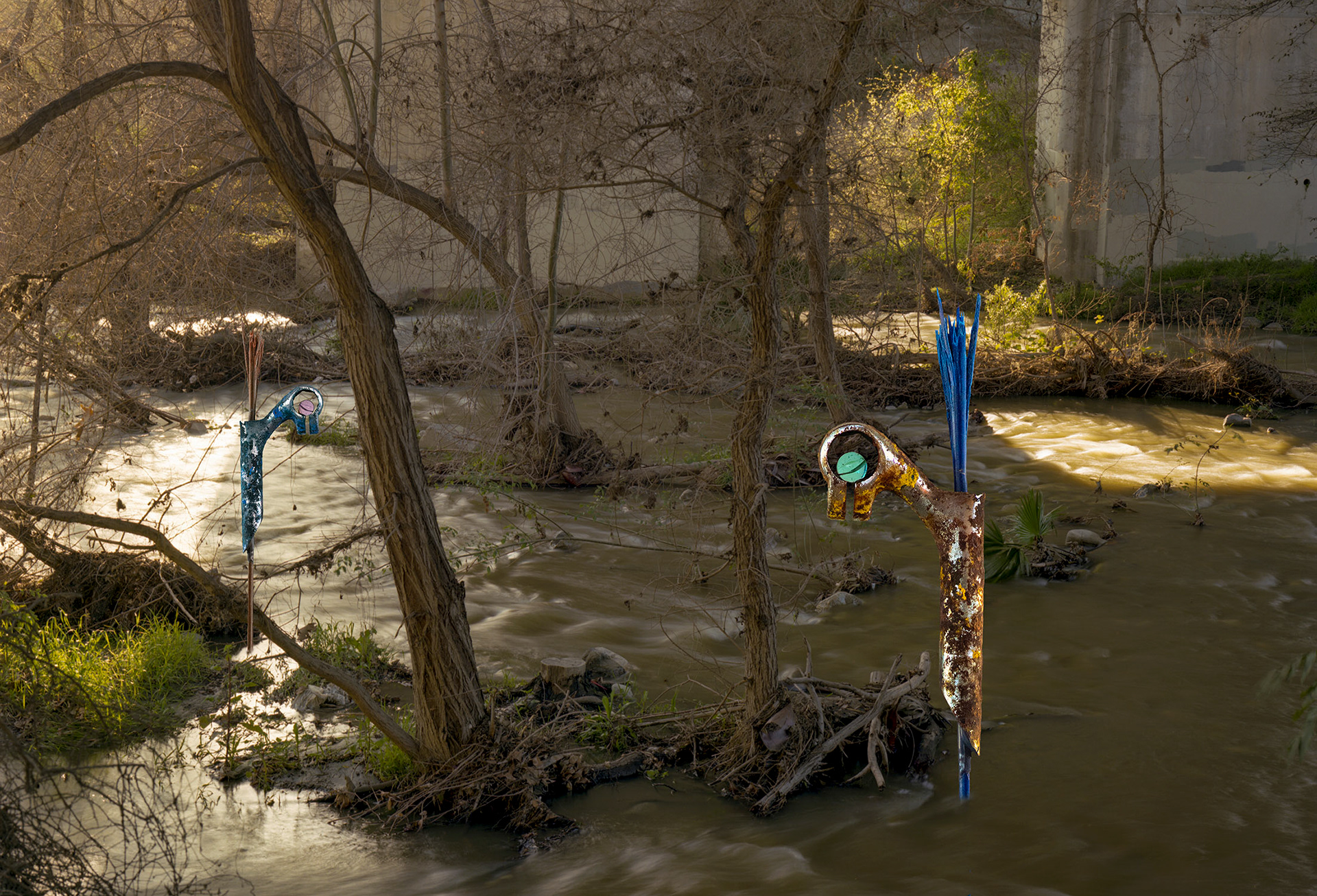Blue Birds Under the Colorado Bridge