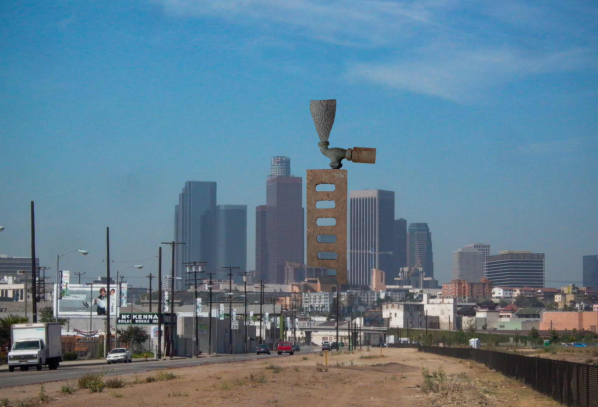 Reversed Flow in the Disconnected City