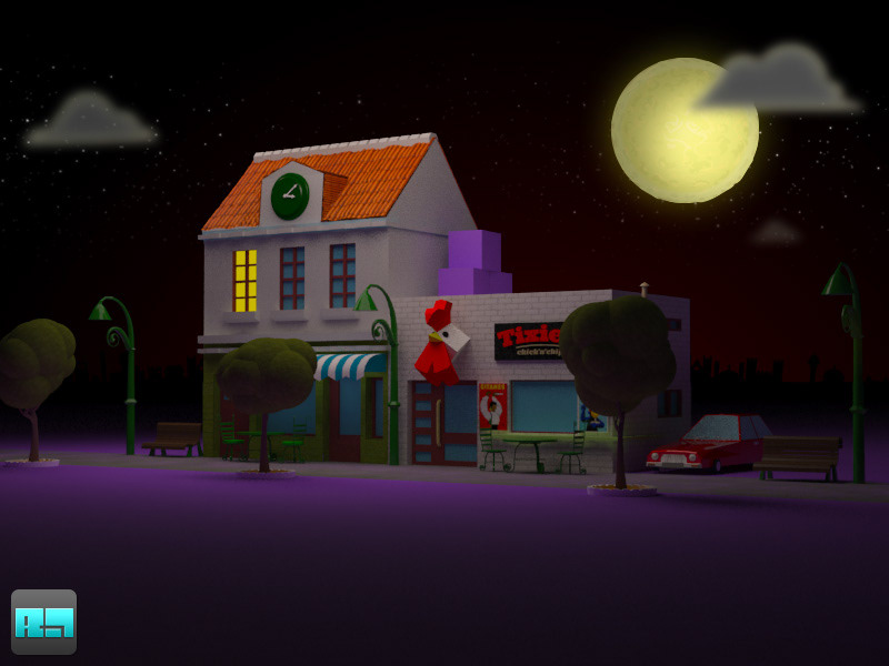 Night street view