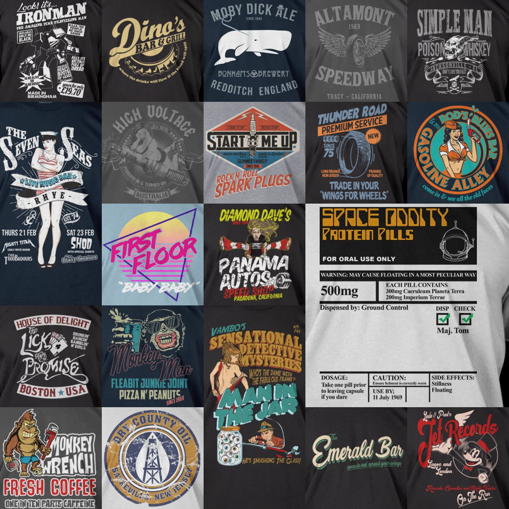 Classic rock designs