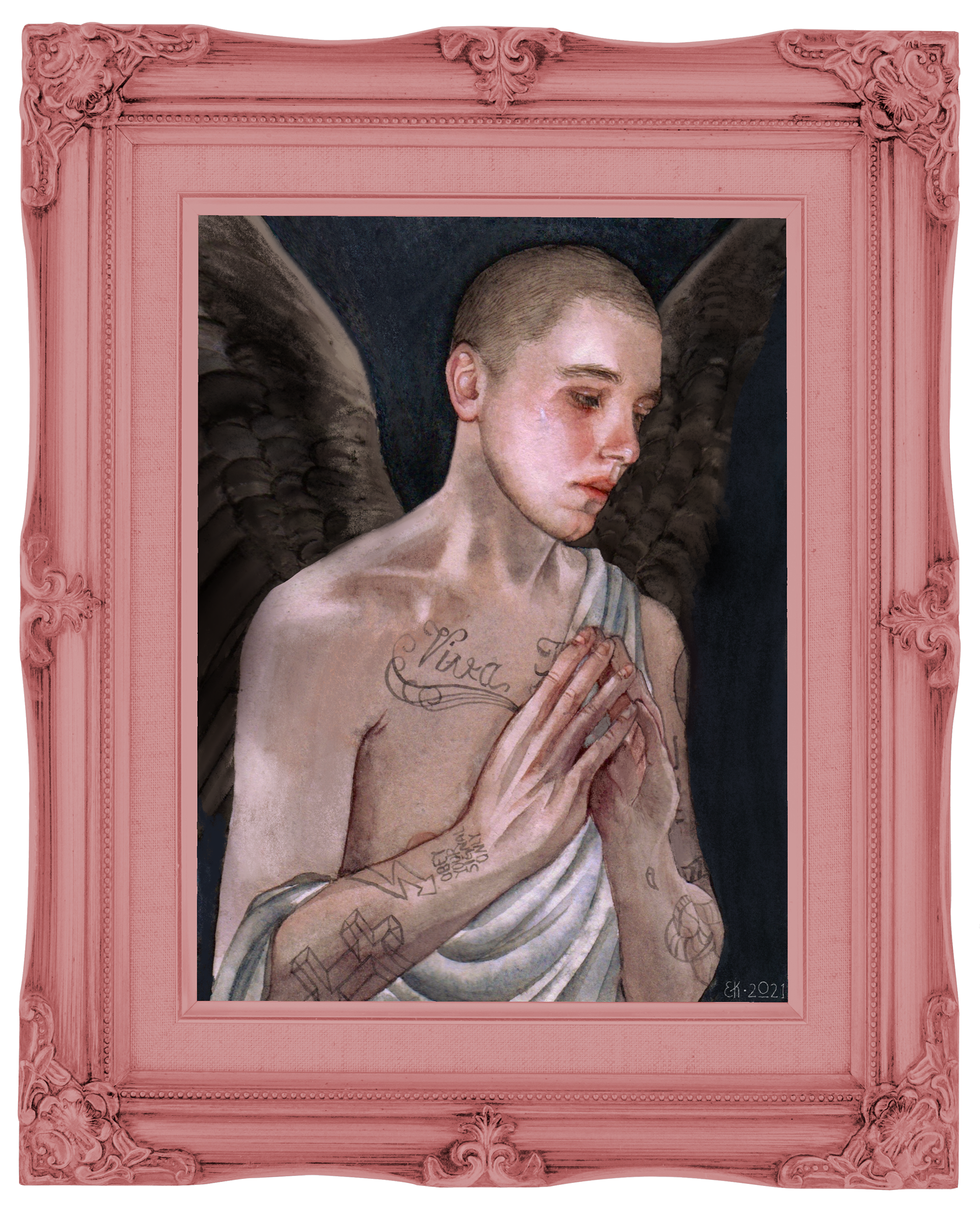 "Max", Watercolor on Paper [sold]