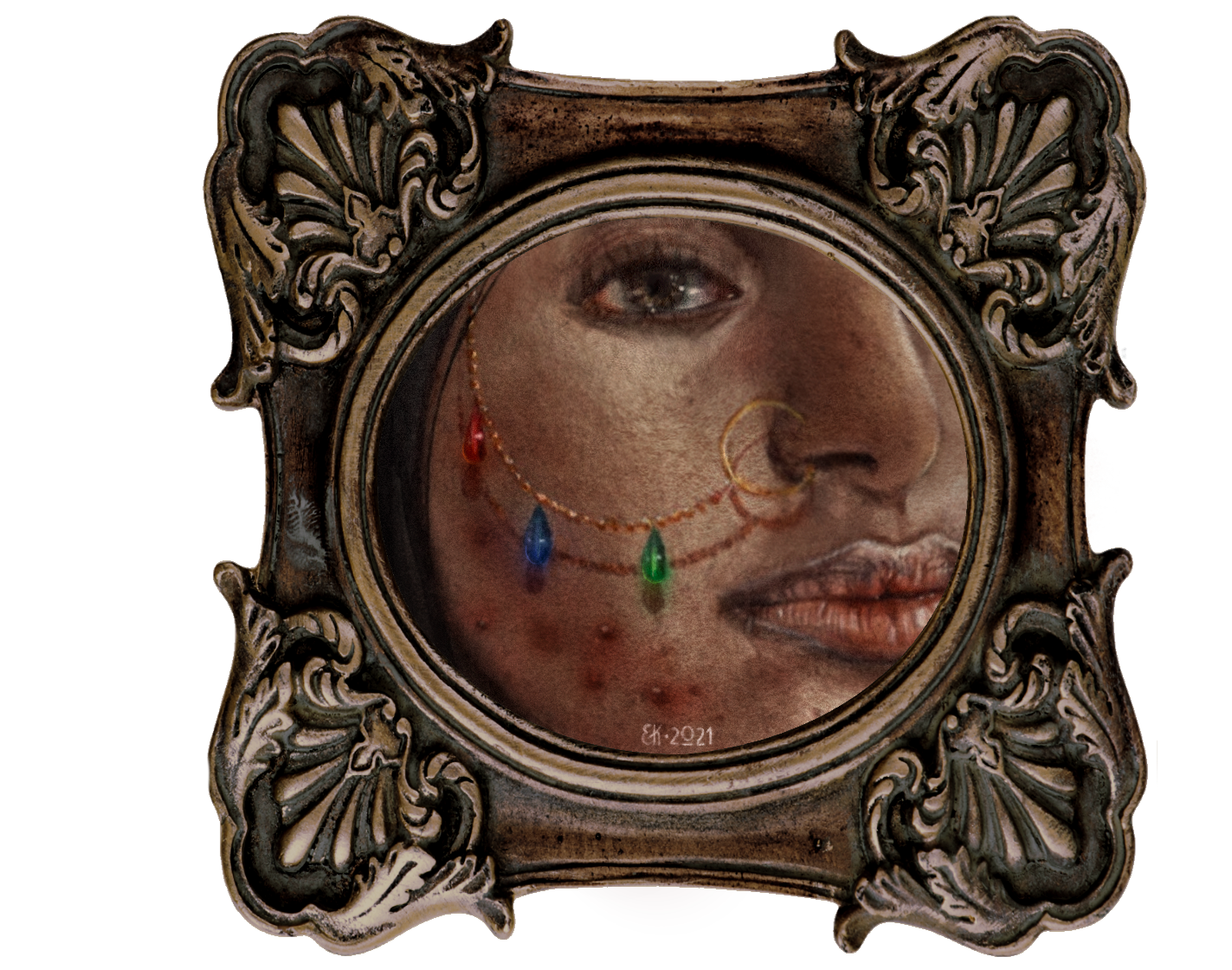 "Cassiopeia", Watercolor on Paper [sold]